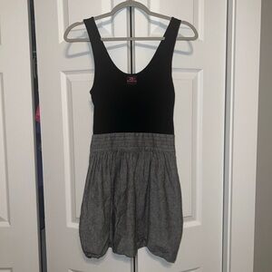 2b bebe black and grey dress - small